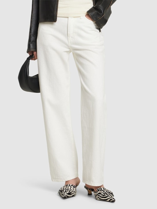 Aeyde: 35mm Danielle zebra pony skin mules - women_1 | Luisa Via Roma