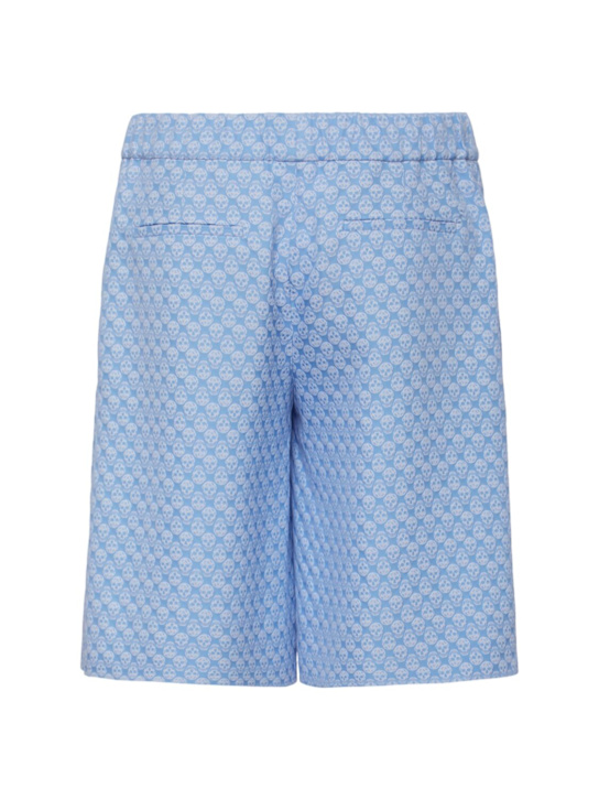 McQueen: Viscose blend shorts - men_1 | Luisa Via Roma