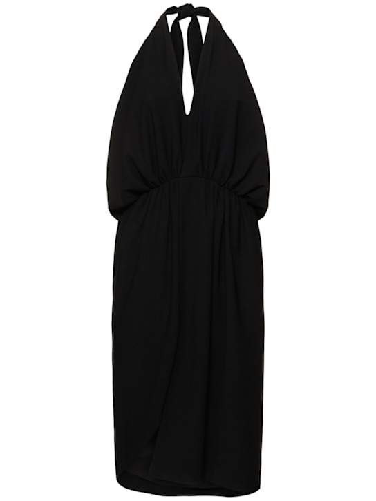Vide crepe midi dress - Thumbnail 1