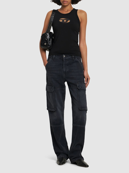 Diesel: T-Lynys ジャージータンクトップ - women_1 | Luisa Via Roma