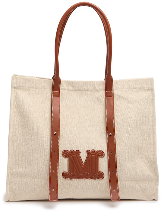 【Max Mara】コットンキャンバストートバッグ BRAVA Brava コットントートバッグ - Max Mara - レディース
