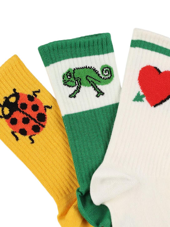 Mini Rodini: コットンブレンド ジャカードソックス 7足セット - kids-boys_1 | Luisa Via Roma