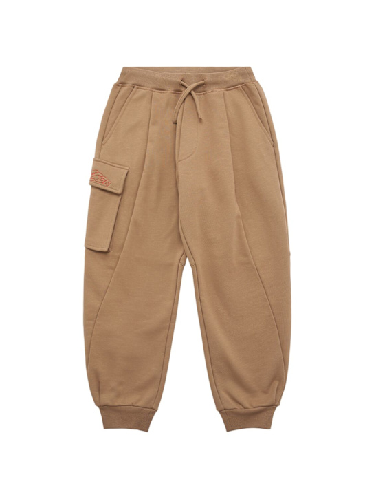 Dsquared2: Cotton cargo sweatpants - kids-boys_0 | Luisa Via Roma