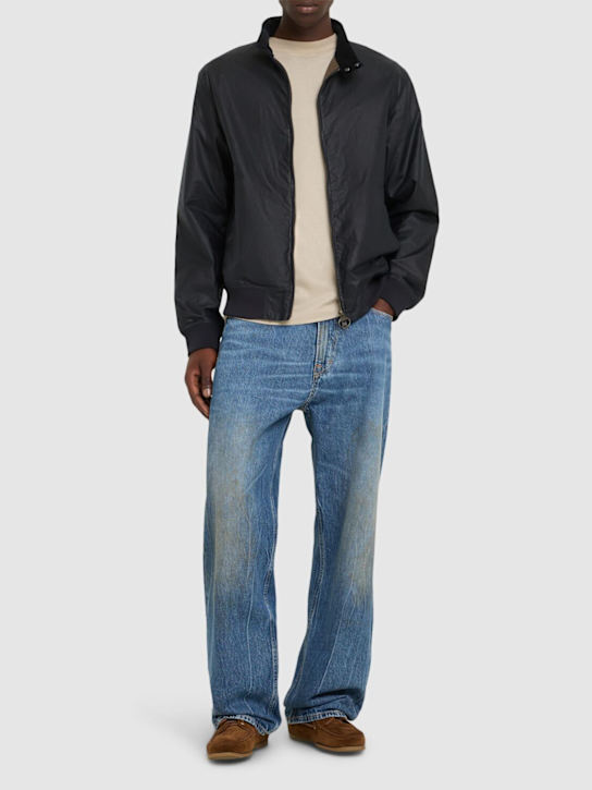 BARBOUR: Giacca Royston in cotone cerato - men_1 | Luisa Via Roma