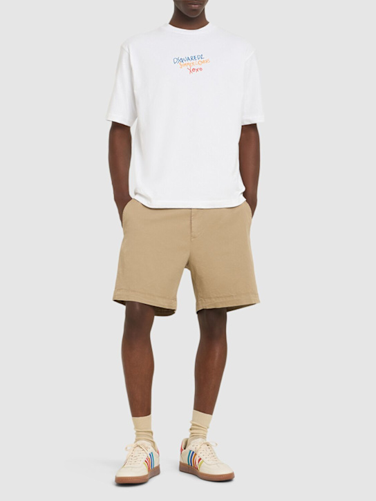 Dsquared2: T-Shirt aus Baumwolle - men_1 | Luisa Via Roma