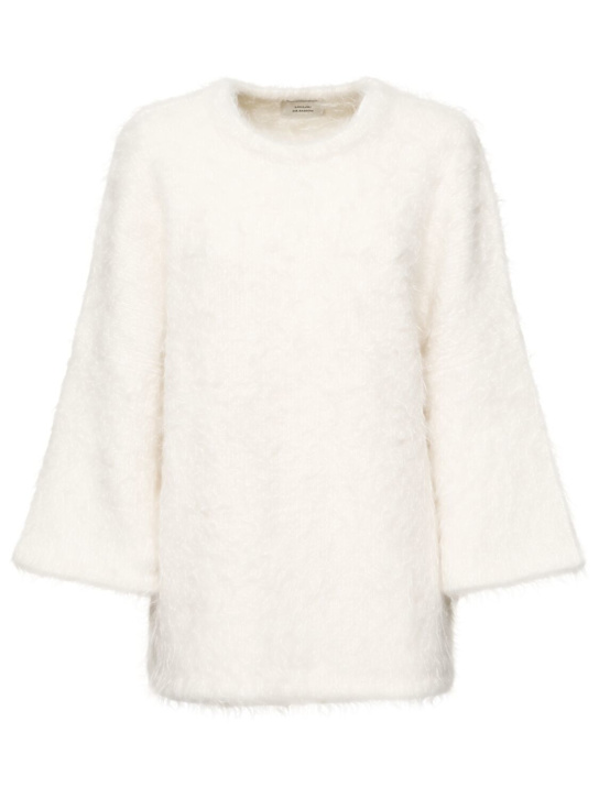 Loulou De Saison: Mae alpaca blend knit sweater - women_0 | Luisa Via Roma