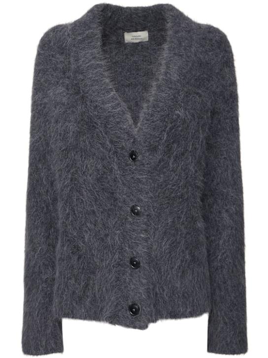 Loulou De Saison: Lynn alpaca blend knit cardigan - women_0 | Luisa Via Roma