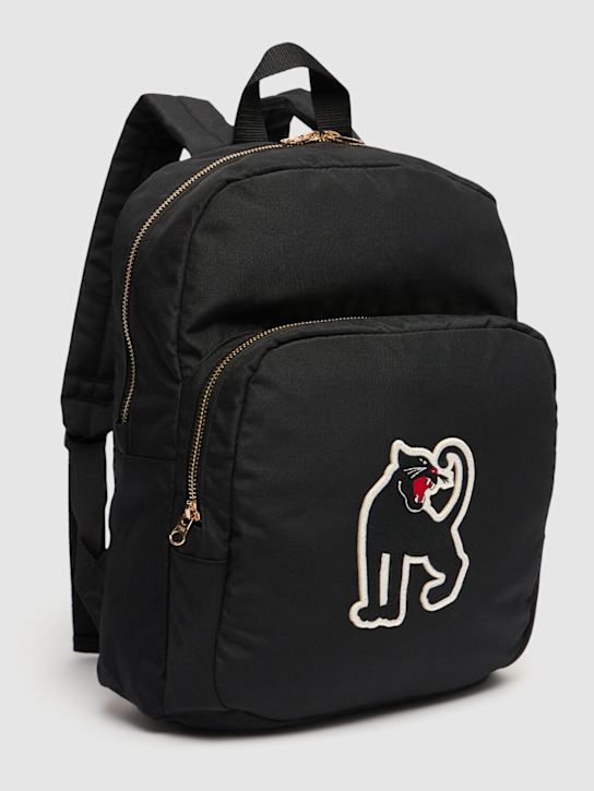 Mini Rodini: Embroidered recycled polyester backpack - kids-boys_1 | Luisa Via Roma