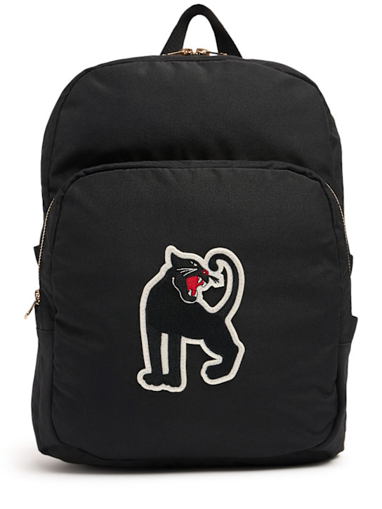 Mini Rodini: Embroidered recycled polyester backpack - kids-boys_0 | Luisa Via Roma