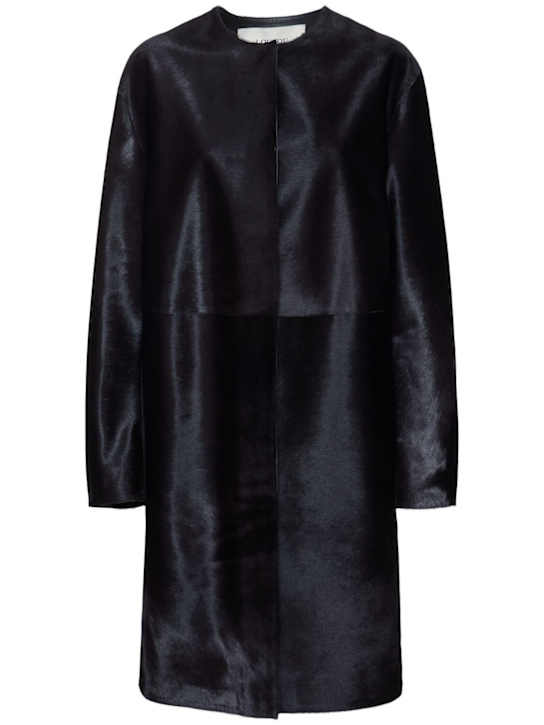 Loulou De Saison: Miller pony skin coat - women_0 | Luisa Via Roma