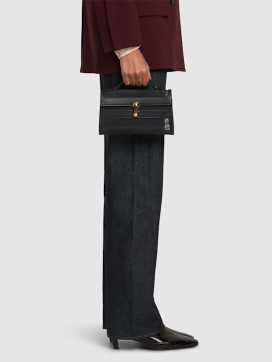 Savette: The Symmetry mesh w/ leather pochette - women_1 | Luisa Via Roma