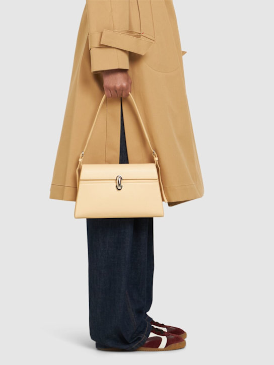 Savette: Symmetry smooth leather shoulder bag - women_1 | Luisa Via Roma