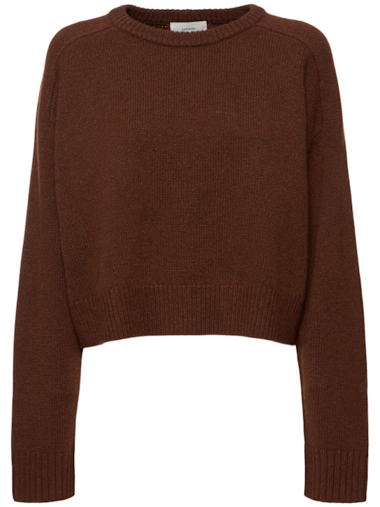 Loulou De Saison: Bruzzi LDS knit cropped sweater - women_0 | Luisa Via Roma