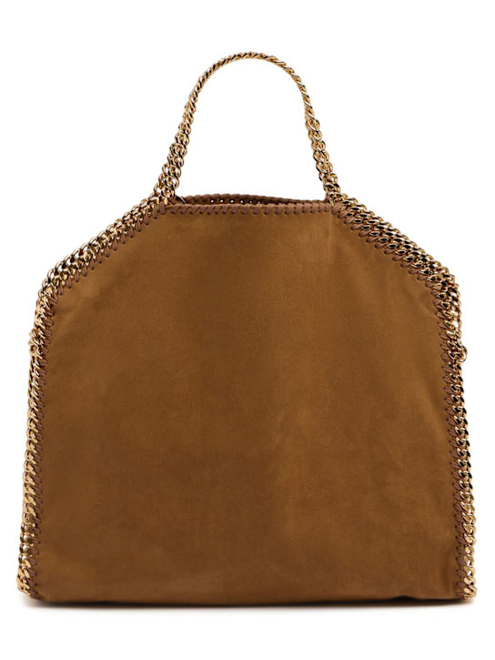 Stella McCartney: 3chain Falabella Alter Suede tote bag - women_0 | Luisa Via Roma