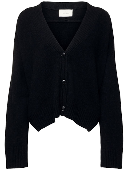 Loulou De Saison: Kaia LDS knit v neck cardigan - women_0 | Luisa Via Roma
