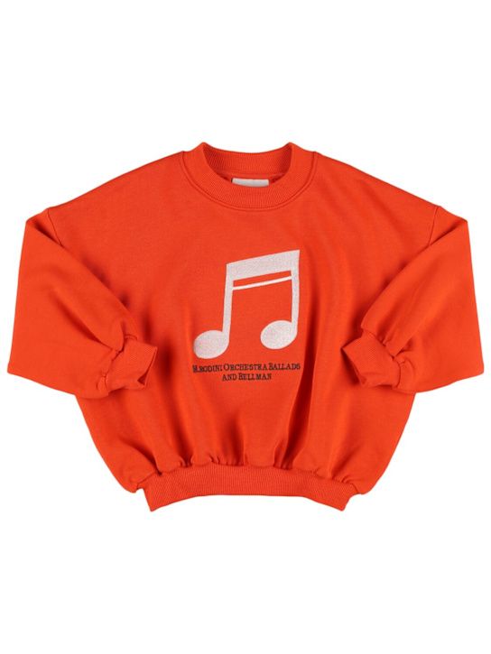 Mini Rodini: Printed cotton sweatshirt - kids-boys_0 | Luisa Via Roma