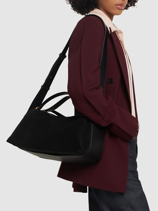 Neous: Scorpius suede shoulder bag - Black - women_1 | Luisa Via Roma