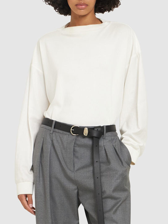 Myra leather belt - Thumbnail 2