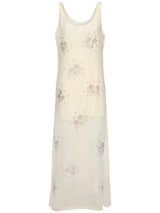 Chiffon mousseline long dress - Thumbnail 1