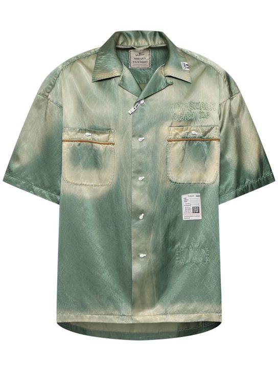 Mihara Yasuhiro: Bowling cotton blend shirt - men_0 | Luisa Via Roma