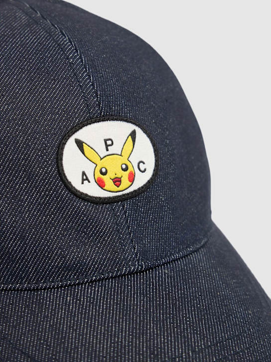 A.P.C.: A.P.C. x Pokémon denim baseball cap - women_3 | Luisa Via Roma