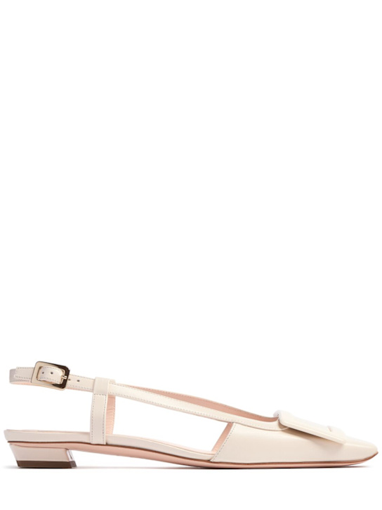 Roger Vivier: 25mm Belle Vivier slingback pumps - Cire - women_0 | Luisa Via Roma