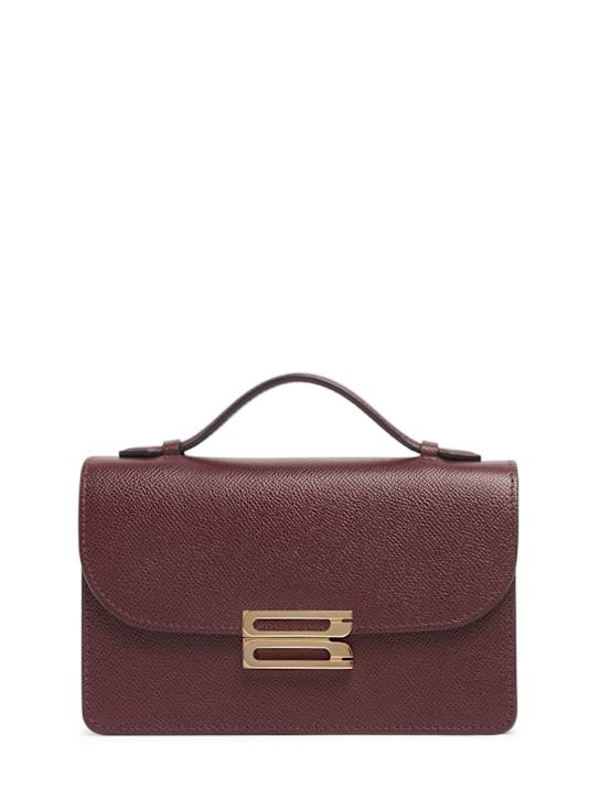 Victoria Beckham: Mini Dorian leather shoulder bag - women_0 | Luisa Via Roma