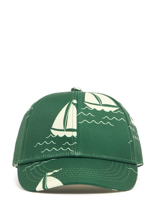 Mini Rodini: Gorra de baseball estampada - Verde - kids-boys_0 | Luisa Via Roma