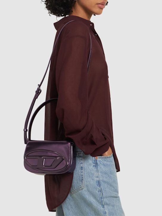 Diesel: 1DR leather shoulder bag - women_1 | Luisa Via Roma