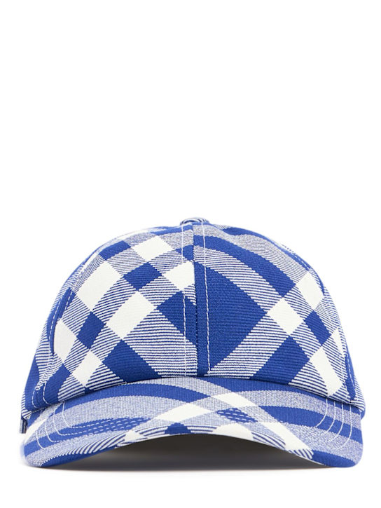 Burberry: Baseballkappe aus Wollmischung - men_0 | Luisa Via Roma