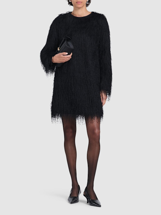 Loulou De Saison: Tina long sleeve mini dress - women_1 | Luisa Via Roma