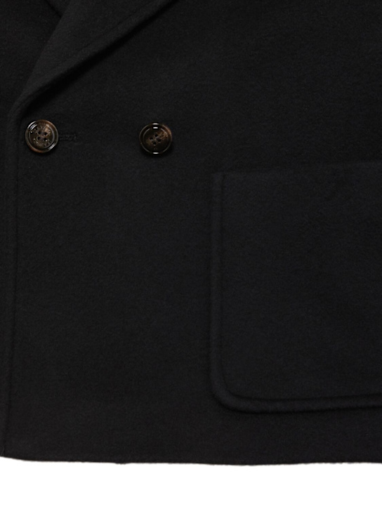 MAX&Co.: Belted wool jacket - ブラック - kids-girls_1 | Luisa Via Roma