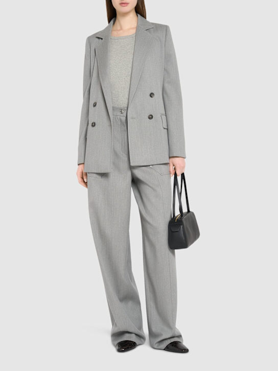 Max Mara: Locarno virgin wool blazer - women_1 | Luisa Via Roma