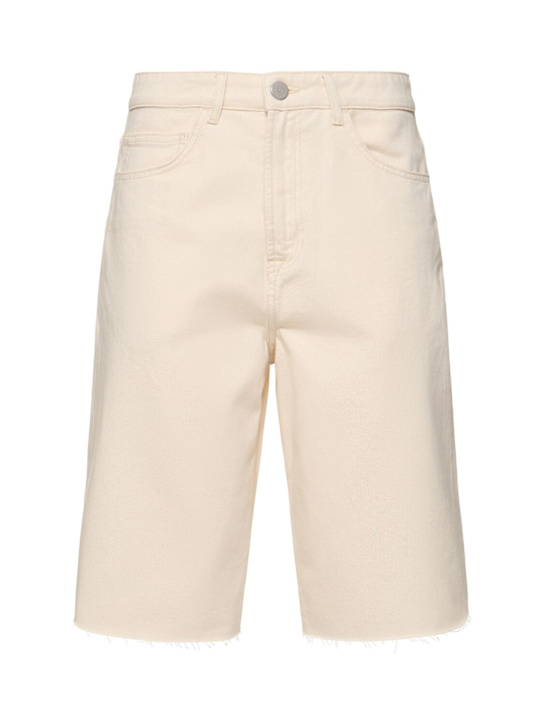 Róhe: Baggy fit denim shorts - women_0 | Luisa Via Roma
