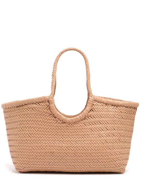 Dragon Diffusion: Big Nantucket woven leather basket bag - women_0 | Luisa Via Roma