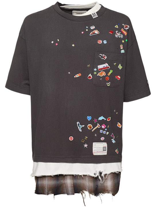 Mihara Yasuhiro: Triple layered tee - men_0 | Luisa Via Roma