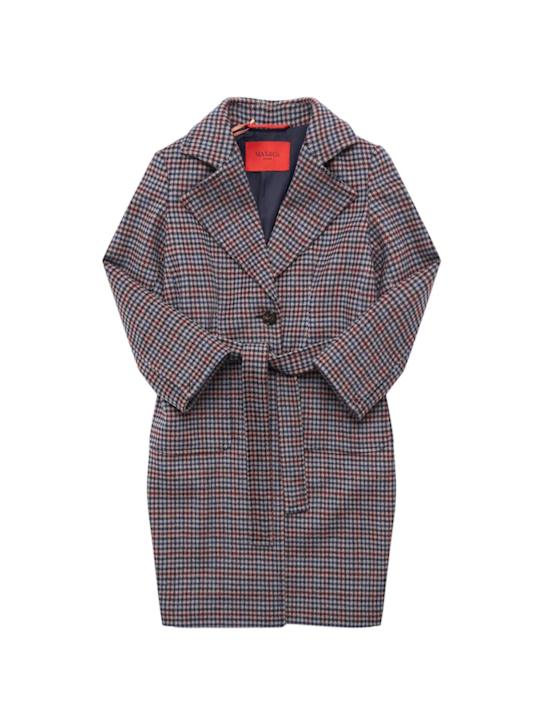 MAX&Co.: Cappotto in lana con cintura - Grigio - kids-girls_0 | Luisa Via Roma