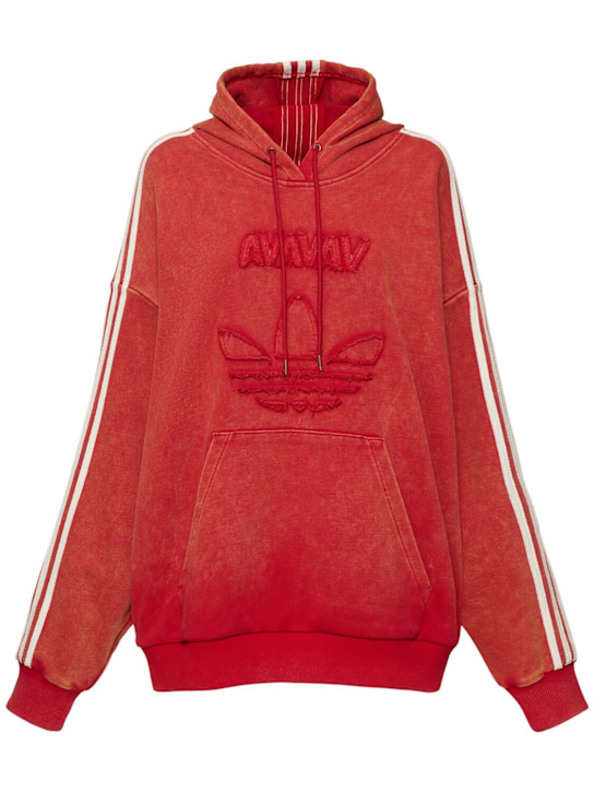 adidas Originals: Sudadera de rizo de algodón - women_0 | Luisa Via Roma