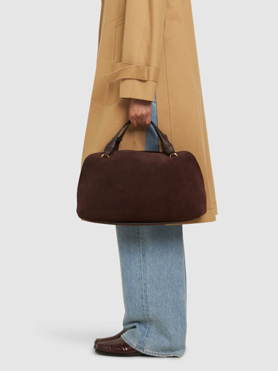 Neous: Aries suede tote bag - Dark Chocolate - women_1 | Luisa Via Roma