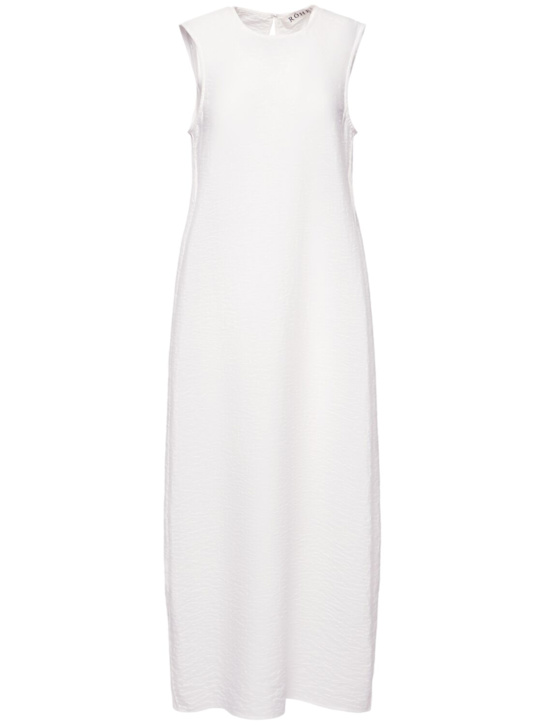 Róhe: ハンマー加工シルクブレンドドレス - women_0 | Luisa Via Roma