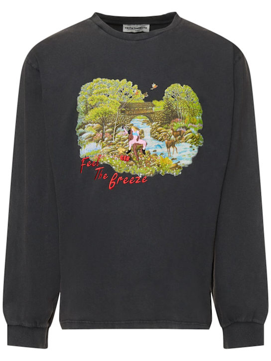 Carne Bollente: Feel The Breeze l/s t-shirt - men_0 | Luisa Via Roma