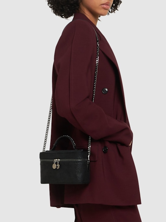 Stella McCartney: Falabella Eco Shaggy Deer cosmetic case - women_1 | Luisa Via Roma