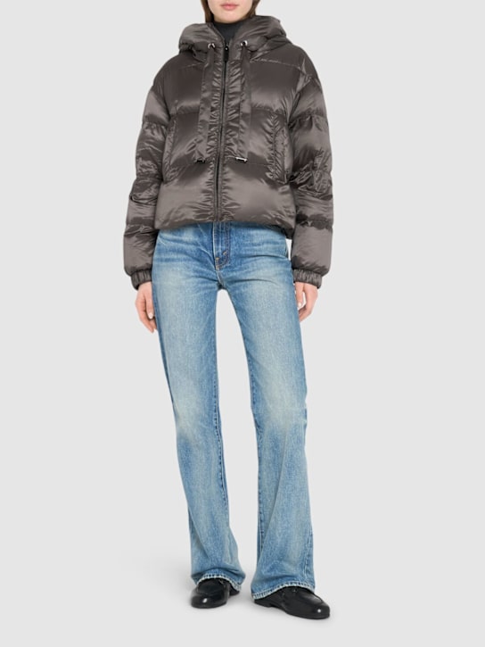 Max Mara: Seie tech down short jacket - women_1 | Luisa Via Roma