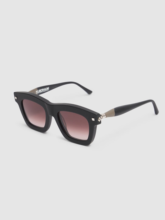 Kuboraum Berlin: J2 acetate sunglasses - Black/Pink - men_1 | Luisa Via Roma