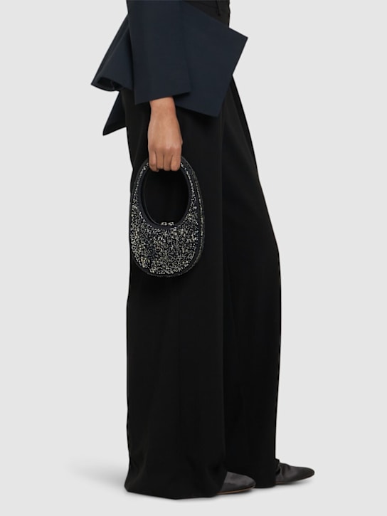 Coperni: Mini Swipe crystal-embellished bag - women_1 | Luisa Via Roma