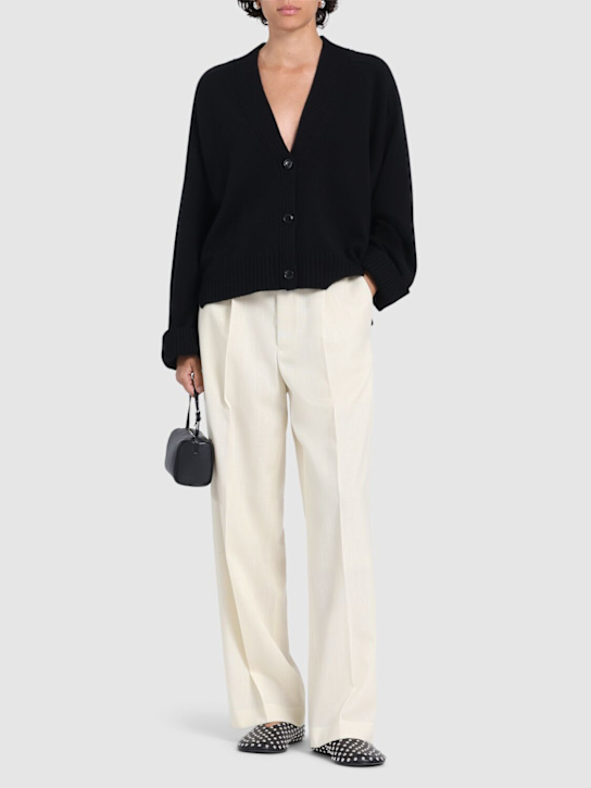 Loulou De Saison: Kaia LDS knit v neck cardigan - women_1 | Luisa Via Roma