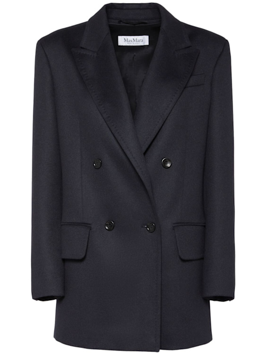 Max Mara: Olimpia wool blazer - women_0 | Luisa Via Roma