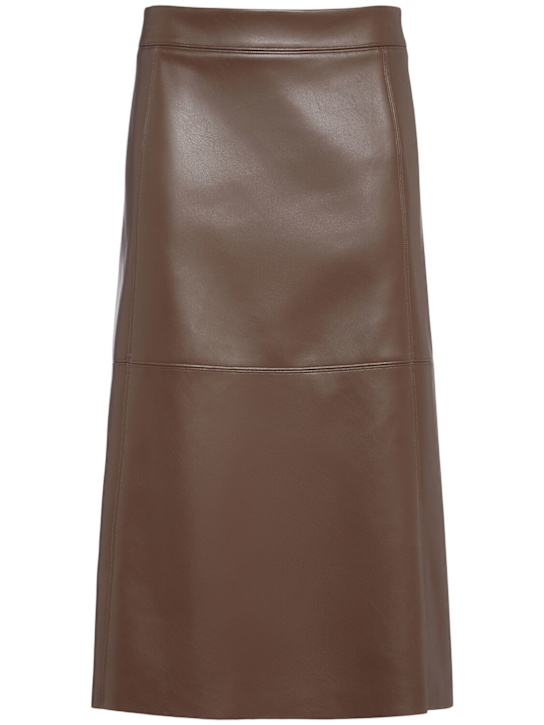 'S Max Mara: Plata midi skirt - women_0 | Luisa Via Roma