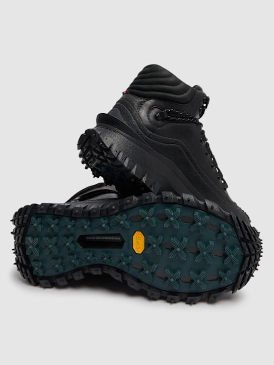 Moncler: Trailgrip GTX leather lace-up boots - men_4 | Luisa Via Roma