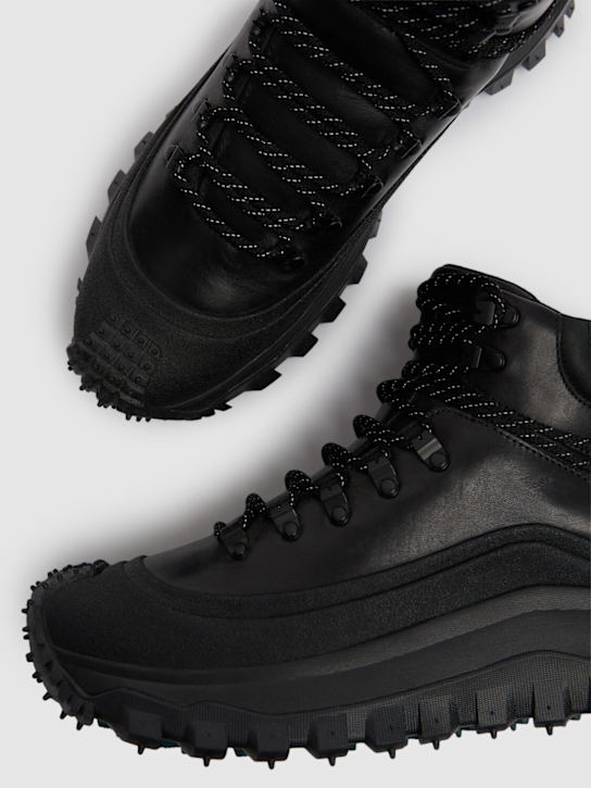 Moncler: Trailgrip GTX leather lace-up boots - men_3 | Luisa Via Roma